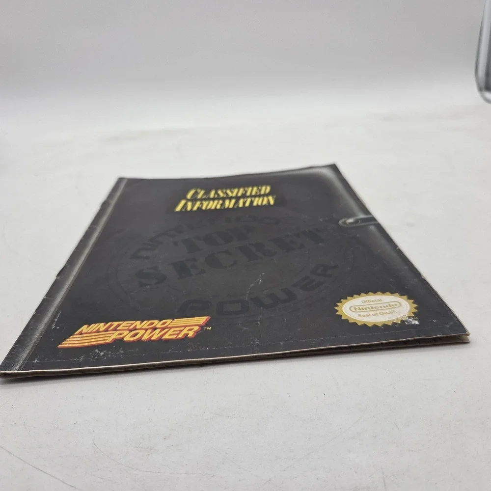 Nintendo Power Classified Information Booklet Strategy Guide CHEAT Codes